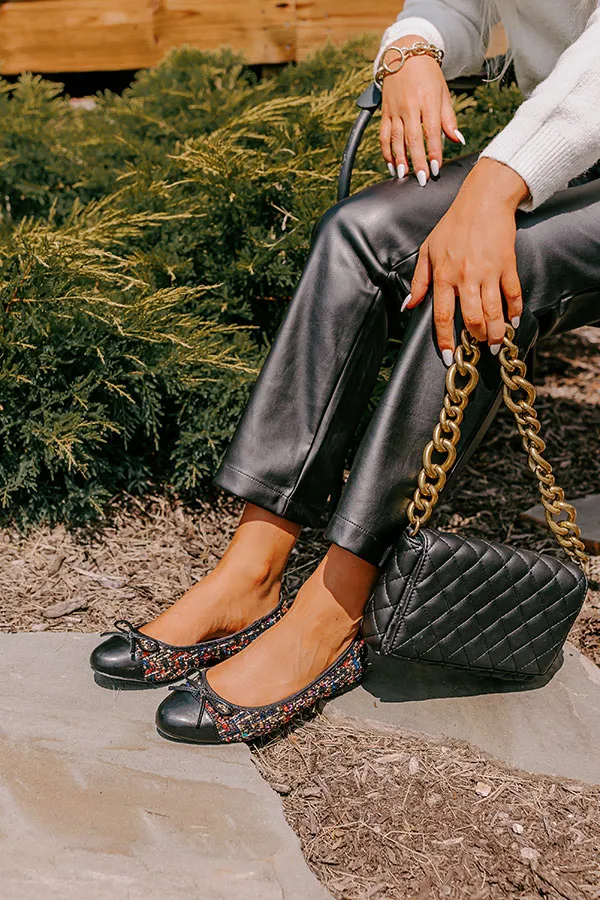 The Olivia Tweed Flat In Black sold by Impressions product image thumbnail 2