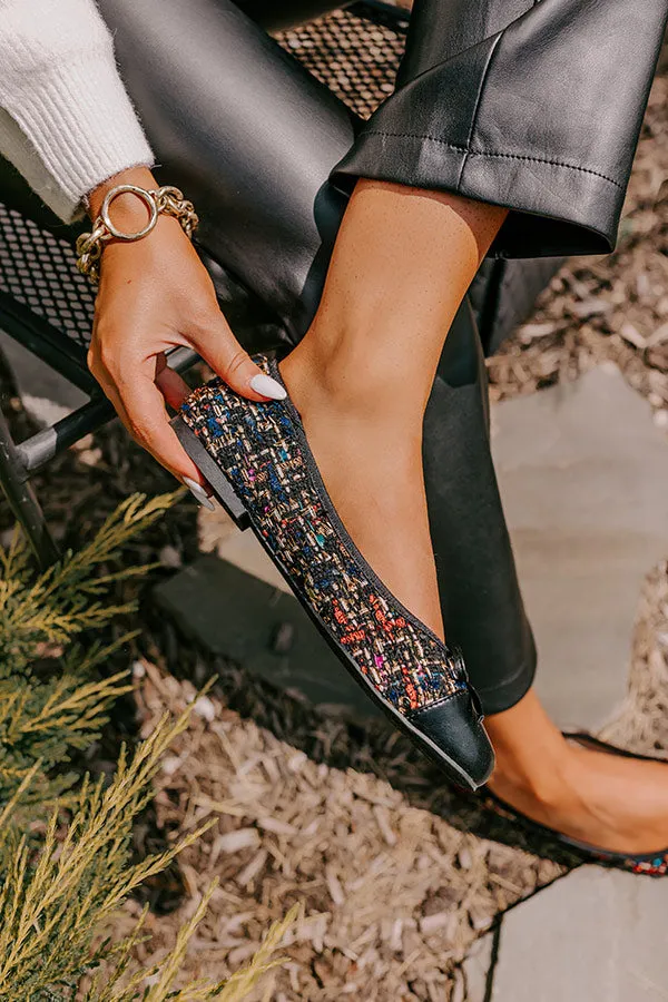 The Olivia Tweed Flat In Black sold by Impressions product image thumbnail 3