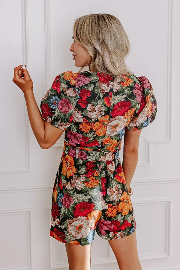 Cute Energy Floral Romper in Black sold by Impressions product image thumbnail 3