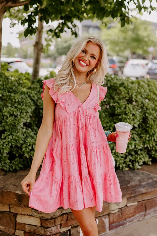 Write It Down Eyelet Dress sold by Impressions