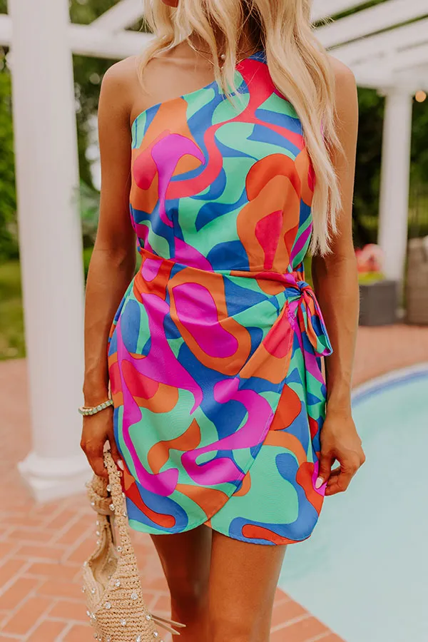 VIP List One Shoulder Mini Dress sold by Impressions product image thumbnail 3