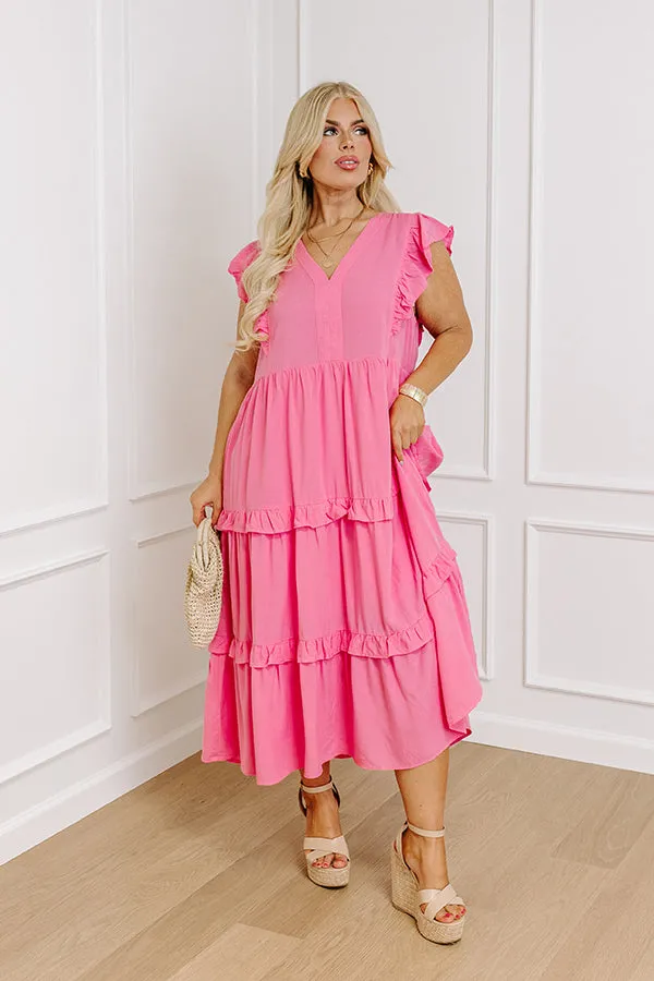 Patio Days Midi In Pink Curves sold by Impressions product image thumbnail 3