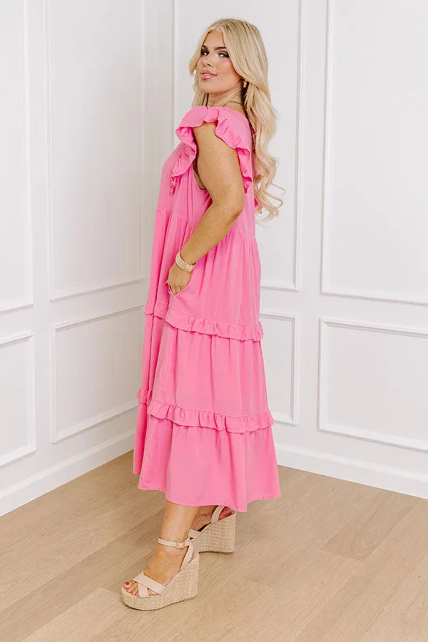 Patio Days Midi In Pink Curves sold by Impressions product image thumbnail 4