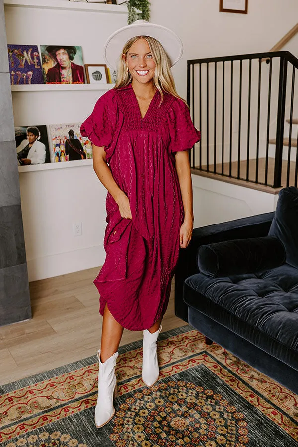 Wine Tasting Ready Midi in Sangria sold by Impressions product image thumbnail 3