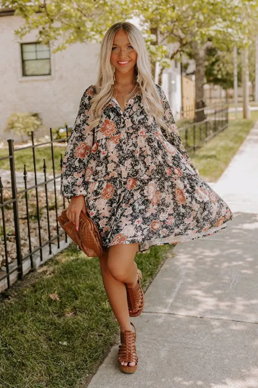 Simply Flourishing Floral Shift Dress sold by Impressions