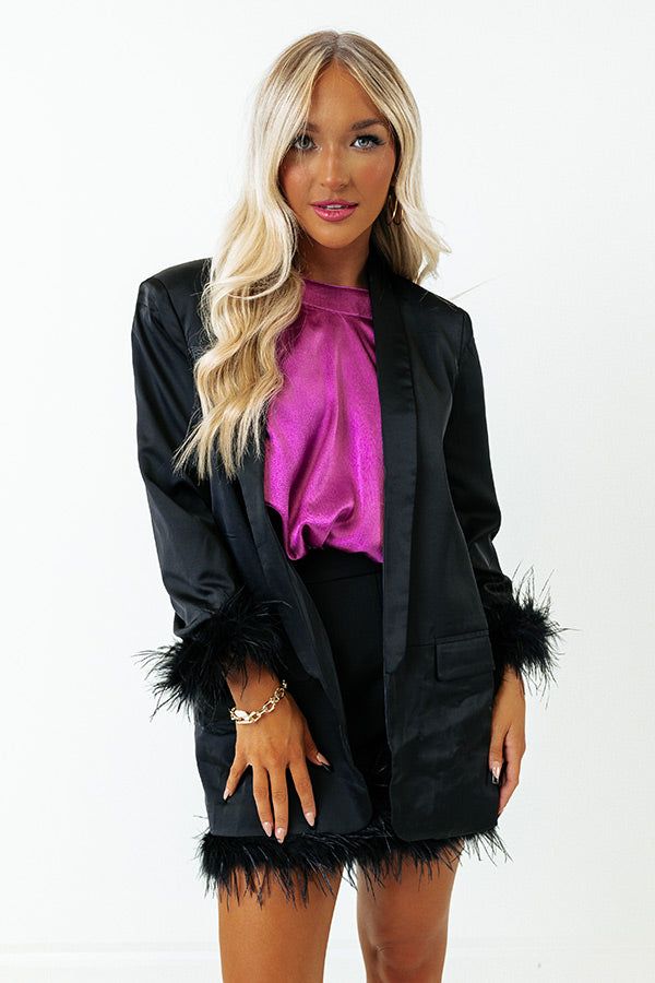 Book It Satin Blazer sold by Impressions product image thumbnail 4
