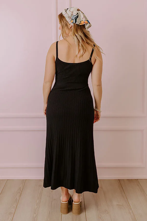 Wit And Wonder Maxi Dress In Black sold by Impressions product image thumbnail 4
