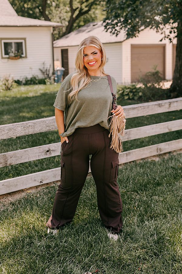 Sonoma Breeze Shift Tee In Olive Curves sold by Impressions product image thumbnail 2