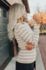 Effortless Elegance Embellished Top In Iced Latte sold by Impressions