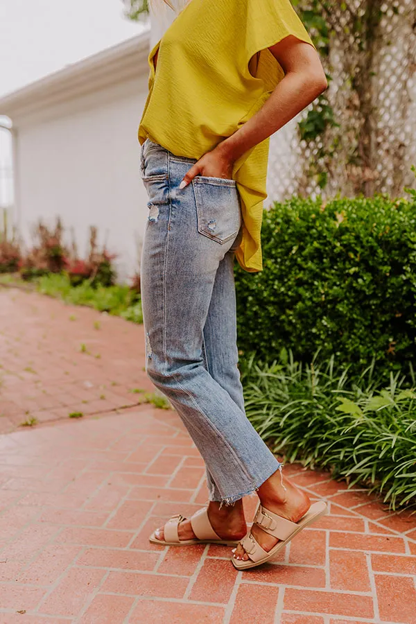 Lovervet Alaina High Waist Distressed Straight Leg Jean sold by Impressions product image thumbnail 3