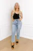Lovervet Alaina High Waist Distressed Straight Leg Jean sold by Impressions