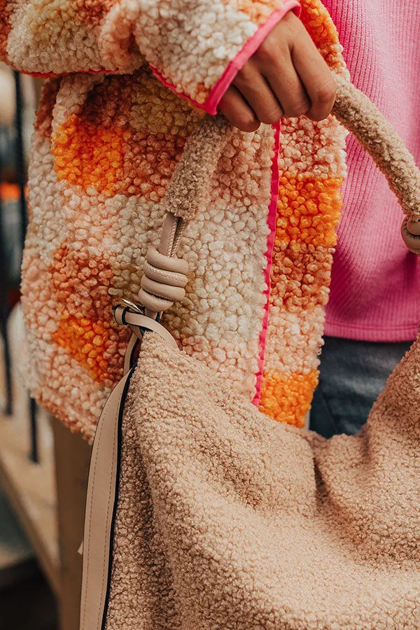 The Raleigh Sherpa Tote In Iced Latte sold by Impressions product image thumbnail 5