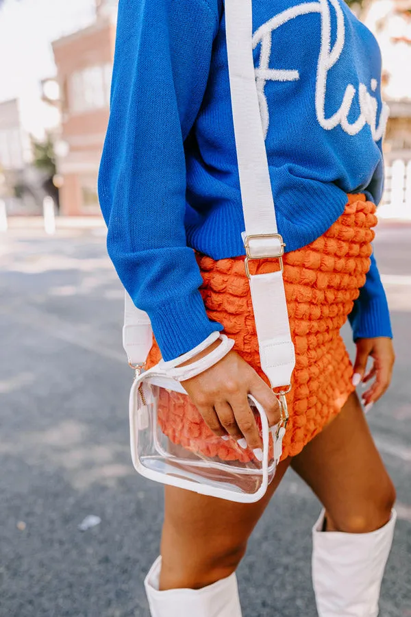 Top Of The Charts Clear Crossbody In Ivory sold by Impressions product image thumbnail 3