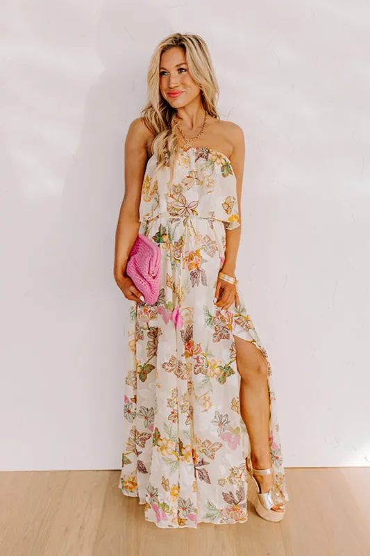 Seashells In Seychelles Floral Maxi sold by Impressions