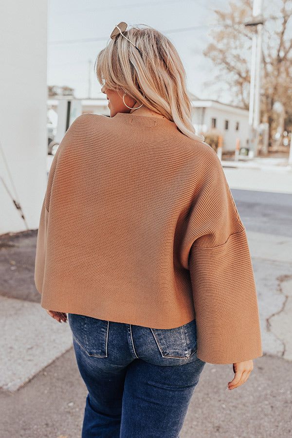 Winter Ridge Sweater In Camel Curves sold by Impressions product image thumbnail 3