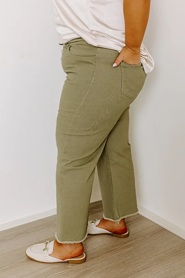 The McKenzie High Waist Jean In Sage Curves sold by Impressions product image thumbnail 2