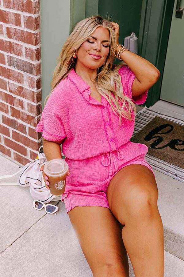 Hit Remix Romper In Pink sold by Impressions product image thumbnail 4