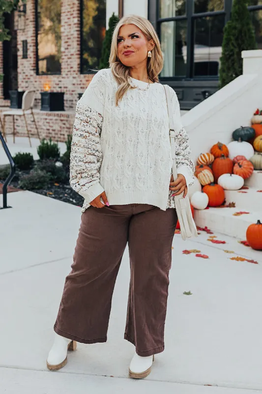 Pure Heart Cable Knit Sweater Curves sold by Impressions