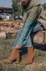 The Alondra Faux Suede Boot In Mocha sold by Impressions