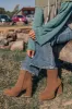 The Alondra Faux Suede Boot In Mocha sold by Impressions