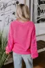 Cityscape Charm Knit Sweater Top in Hot Pink sold by Impressions
