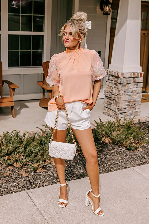 Cherished Moment Shift Top in Peach sold by Impressions product image thumbnail 4