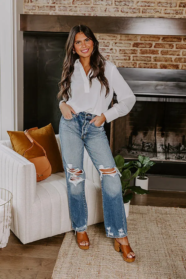 The Casey High Waist Distressed Straight Jean sold by Impressions product image thumbnail 5