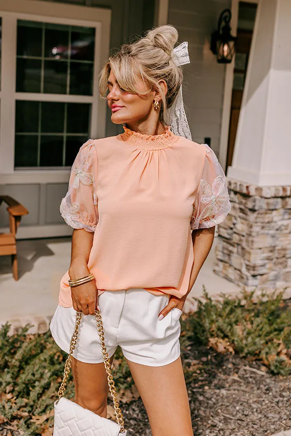 Cherished Moment Shift Top in Peach sold by Impressions product image thumbnail 3
