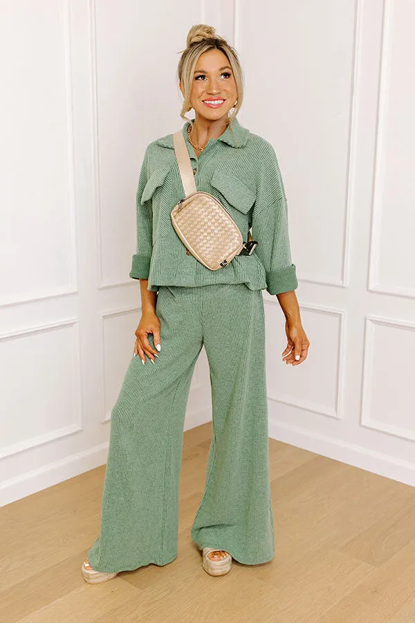 Fireside Comfort High Waist Ribbed Pants sold by Impressions product image thumbnail 4