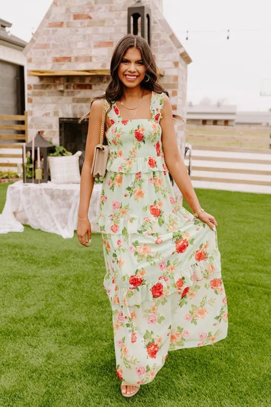 Greek Isles Floral Maxi sold by Impressions