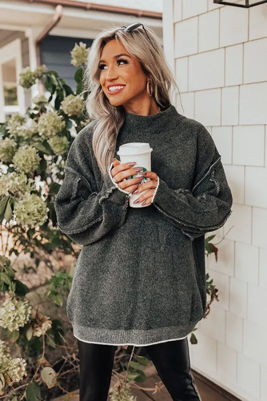 Haute Tea Chenille Sweater In Forest sold by Impressions