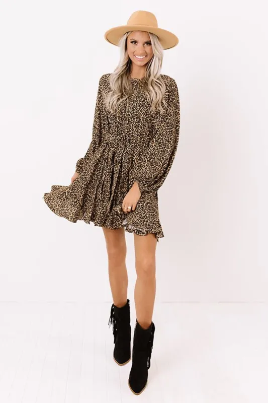 Chic In The Moment Leopard Dress sold by Impressions