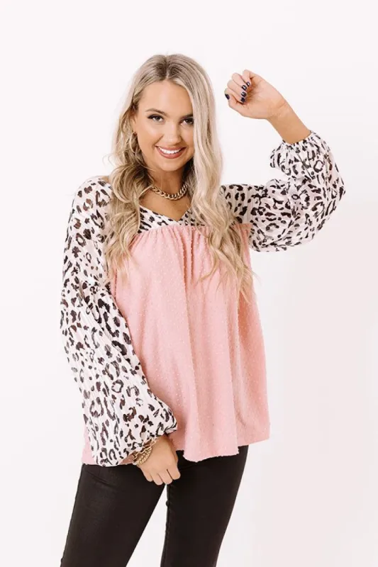 Pretty Smiles Shift Top In Pink sold by Impressions