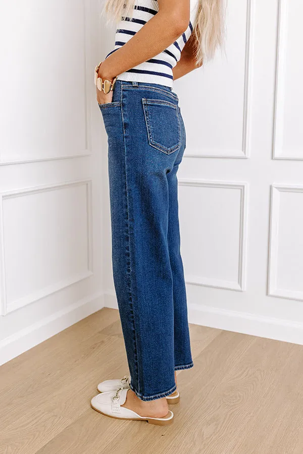 Just USA Wren High Waist Straight Leg Jean in Dark Wash sold by Impressions product image thumbnail 4
