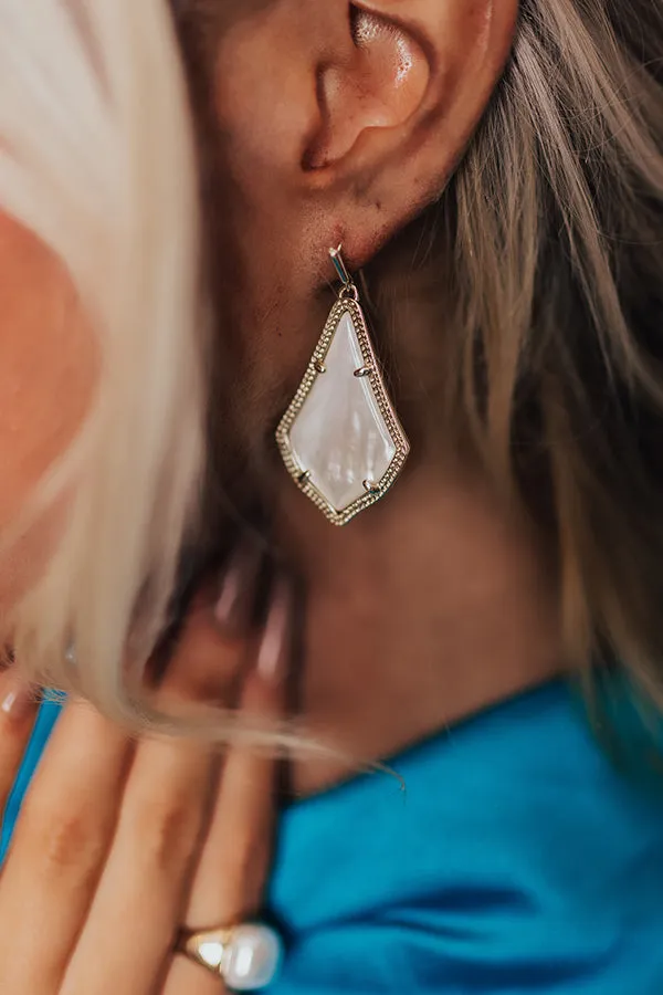 Kendra Scott Alex Gold Drop Earrings in Ivory Pearl sold by Impressions product image thumbnail 2