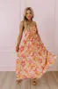 Tranquil Time Floral Midi in Golden Honey sold by Impressions