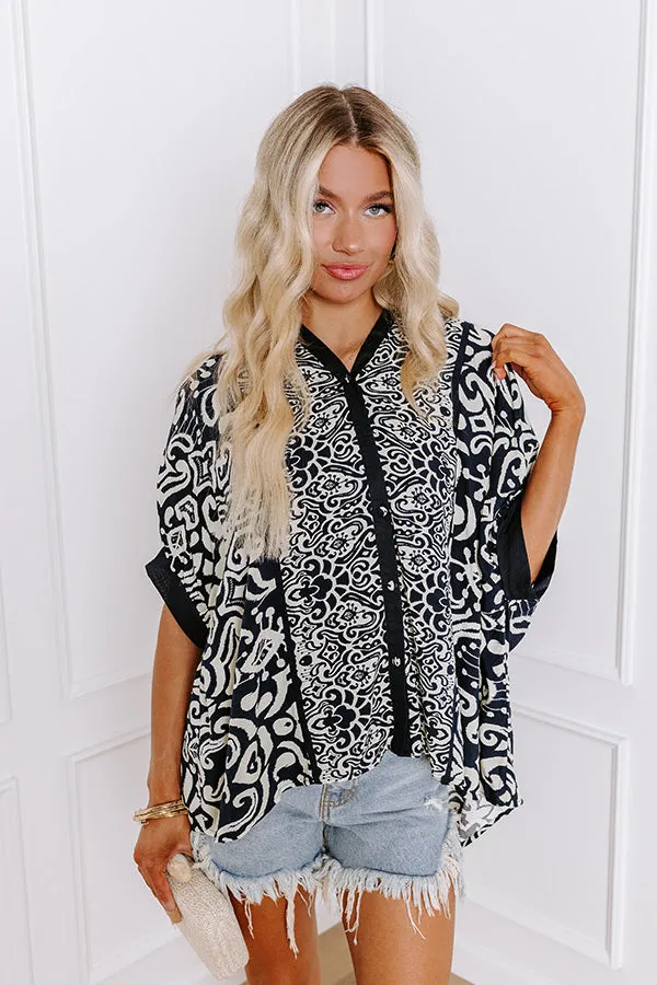 Bodega Babe Oversized Button Up sold by Impressions