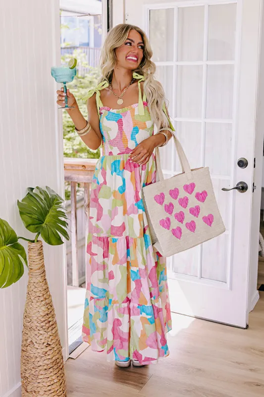 Fun In The Sun Smocked Maxi Dress sold by Impressions