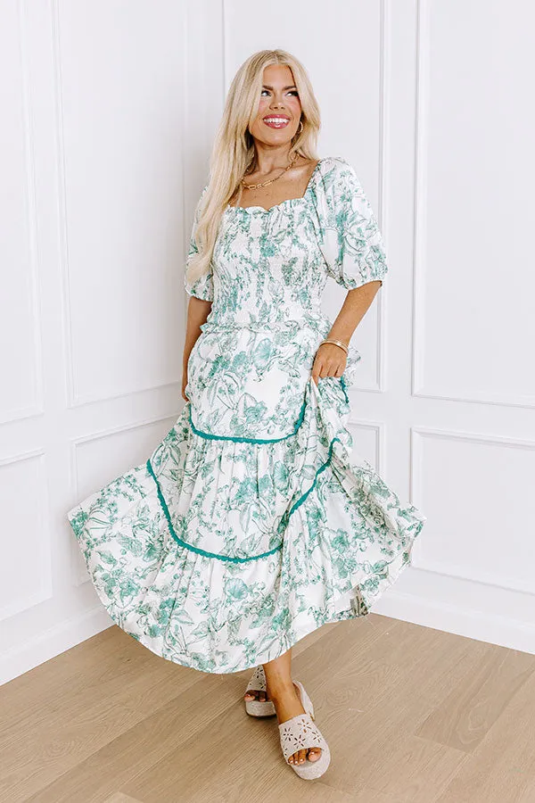 Tea House Social Satin Midi Curves sold by Impressions