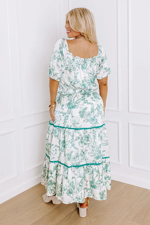 Tea House Social Satin Midi Curves sold by Impressions product image thumbnail 5