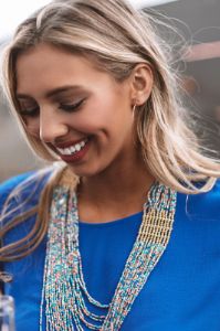 Pure As Gold Hoop Earrings in Gold sold by Impressions