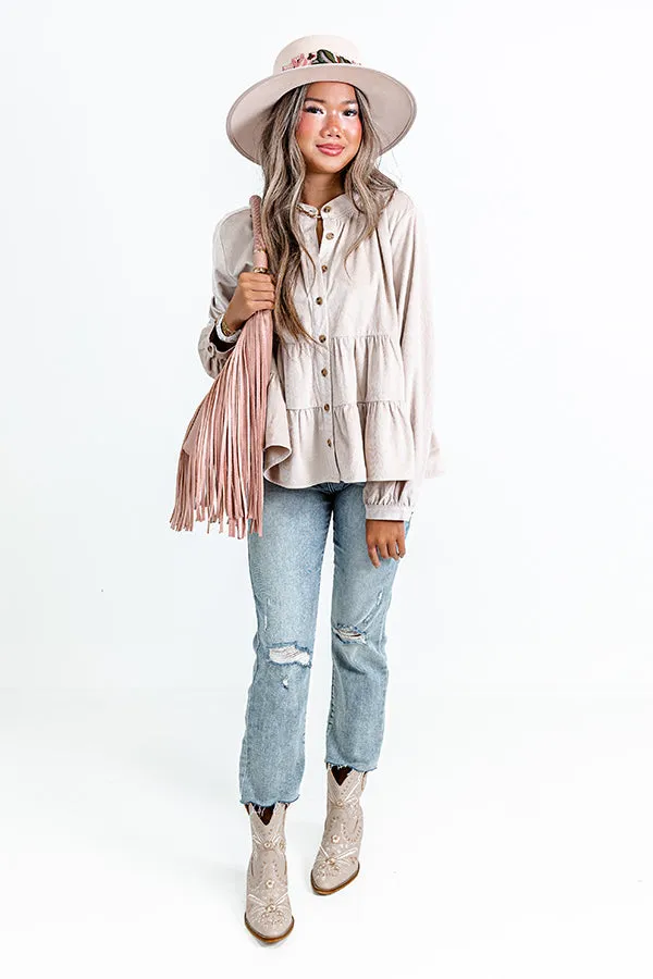 Sonoma Sways Shift Top in Birch sold by Impressions