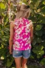 Botanic Bliss Shift Top in Pink sold by Impressions