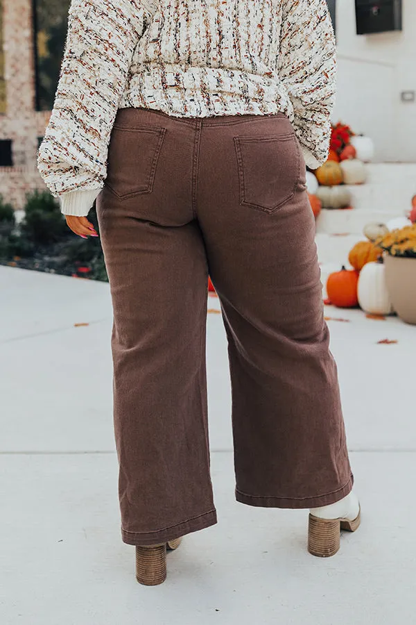 The Dex High Waist Straight Leg Jean In Hazelnut Curves sold by Impressions product image thumbnail 4