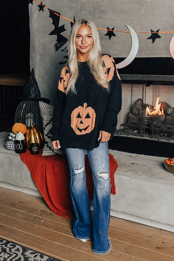 Hey Pumpkin Knit Sweater in Black sold by Impressions product image thumbnail 2