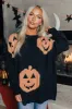 Hey Pumpkin Knit Sweater in Black sold by Impressions