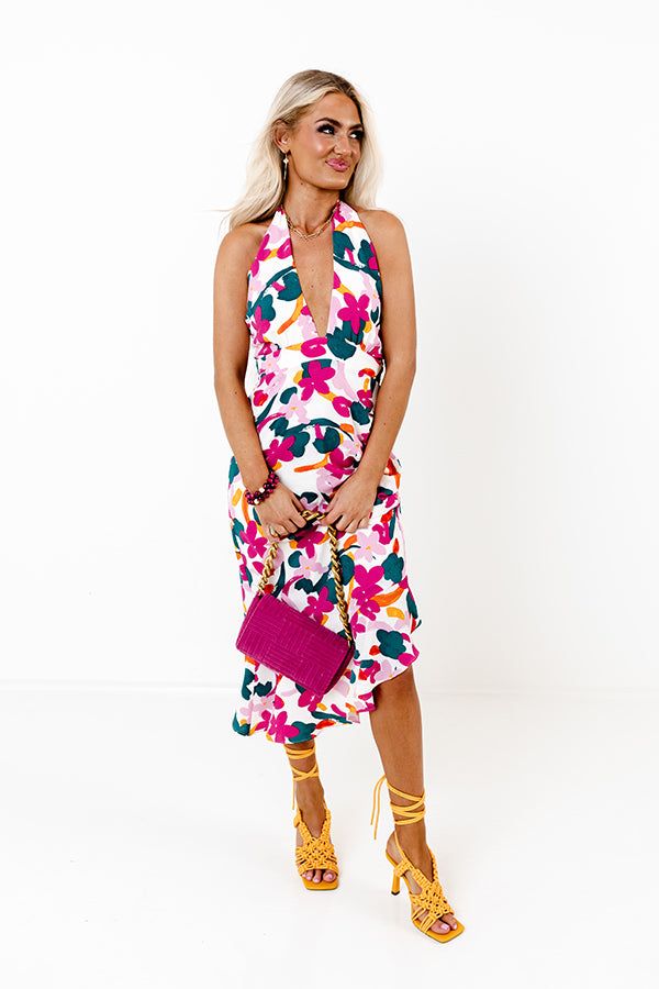 Fashionable Scene Halter Midi sold by Impressions