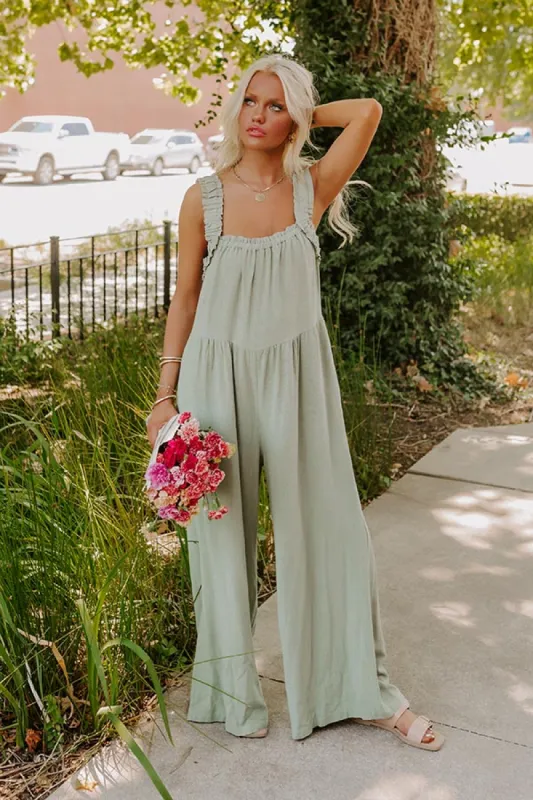 Charm And Charisma Linen-Blend Jumpsuit sold by Impressions