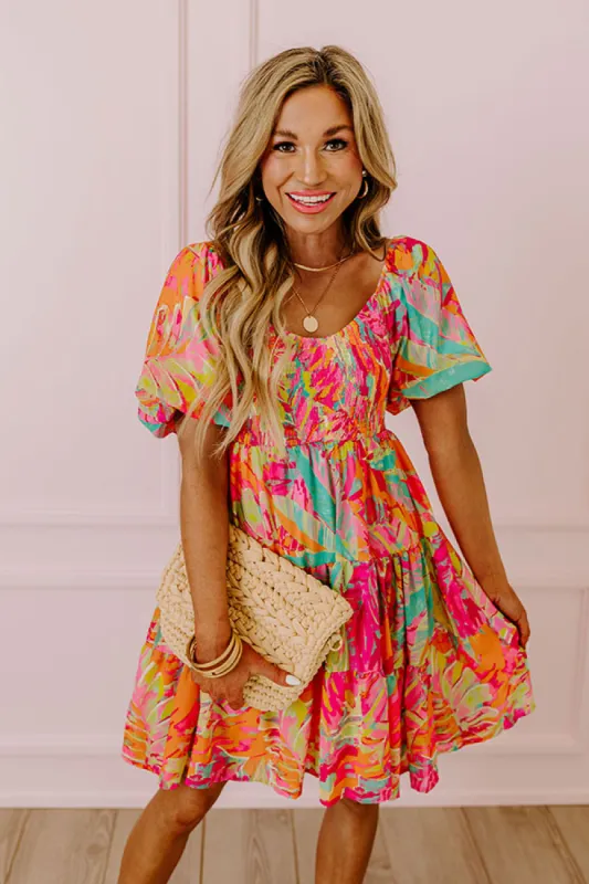 Allure Avenue Smocked Mini Dress sold by Impressions