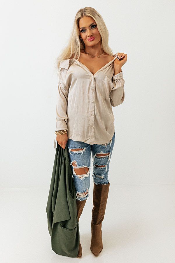 Central Avenue Satin Top sold by Impressions product image thumbnail 2